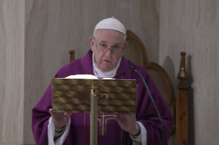 2-Holy Mass presided over by Pope Francis at the <i>Casa Santa Marta</i> in the Vatican: "Seek Jesus in the poor"