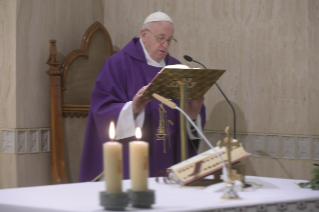 4-Holy Mass presided over by Pope Francis at the <i>Casa Santa Marta</i> in the Vatican: "Judas, where are you?"