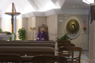 1-Holy Mass presided over by Pope Francis at the <i>Casa Santa Marta</i> in the Vatican: "Judas, where are you?"