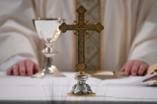 7-Messe quotidienne dans la chapelle de la résidence Sainte-Marthe : « Notre fidélité est une réponse à la fidélité de Dieu »