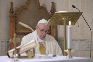 5-Holy Mass presided over by Pope Francis at the Casa Santa Marta in the Vatican: "The gift of the Holy Spirit: frankness, courage, parresia"