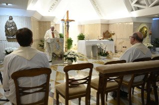 3-Holy Mass presided over by Pope Francis at the Casa Santa Marta in the Vatican: "The Holy Spirit: Master of Harmony"