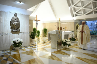 11-Holy Mass presided over by Pope Francis at the Casa Santa Marta in the Vatican: "The Holy Spirit: Master of Harmony"