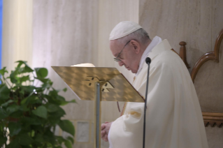 2-Holy Mass presided over by Pope Francis at the Casa Santa Marta in the Vatican: “Jesus is our pilgrim companion”