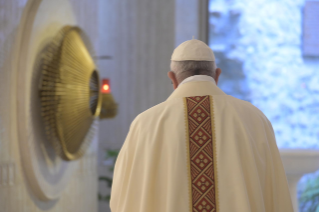 12-Holy Mass presided over by Pope Francis at the Casa Santa Marta in the Vatican: “Jesus is our pilgrim companion”