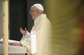 1-Holy Mass presided over by Pope Francis at the Casa Santa Marta in the Vatican: "Always return to the first encounter"
