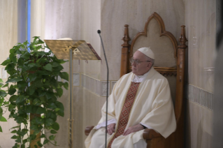1-Holy Mass presided over by Pope Francis at the Casa Santa Marta in the Vatican: “Without witness and prayer, apostolic preaching is not possible”