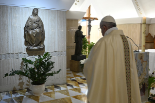 3-Misa celebrada por el papa Francisco de forma privada en la capilla de la Casa Santa Marta: <i>La mansedumbre y la ternura del Buen Pastor</i>