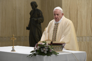 7-Holy Mass presided over by Pope Francis at the Casa Santa Marta in the Vatican: “The meekness and tenderness of the Good Shepherd”