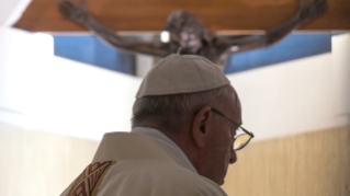 5-Frühmesse in der Kapelle der Casa Santa Marta: In Zeiten der Pandemie das Wohl des Landes im Auge behalten