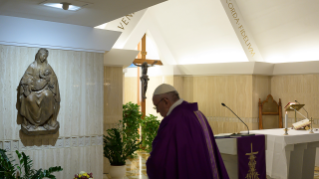 0-Messe quotidienne dans la chapelle de la résidence Sainte-Marthe : « La grâce de la honte »