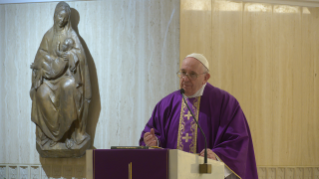 1-Messe quotidienne dans la chapelle de la résidence Sainte-Marthe : « La grâce de la honte »