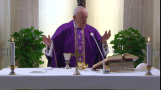 5-Messe quotidienne dans la chapelle de la résidence Sainte-Marthe : « La grâce de la honte »