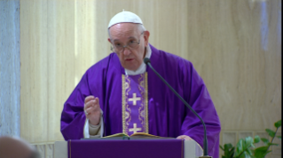 5-Holy Mass presided over by Pope Francis at the <i>Casa Santa Marta</i> in the Vatican: "Sinners, but in dialogue with God"