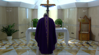 0-Messe quotidienne dans la chapelle de la résidence Sainte-Marthe : « N’oublions pas la gratuité de la révélation »