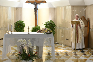 2-Holy Mass presided over by Pope Francis at the Casa Santa Marta in the Vatican: “The Spirit teaches us everything, introduces us to mystery,  makes us remember and discern”