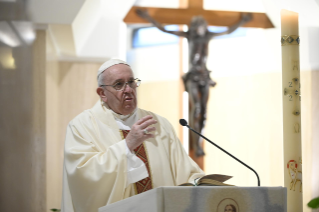 4-Holy Mass presided over by Pope Francis at the Casa Santa Marta in the Vatican: “The Spirit teaches us everything, introduces us to mystery,  makes us remember and discern”