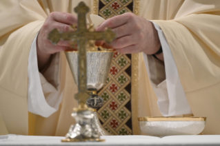 11-Misa celebrada por el papa Francisco de forma privada en la capilla de la Casa Santa Marta: <i>El Espíritu Santo nos recuerda el acceso al Padre</i>