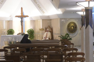 2-Holy Mass presided over by Pope Francis at the Casa Santa Marta in the Vatican: “Having the courage to see through our darkness, so the light of the Lord may enter and save us” 