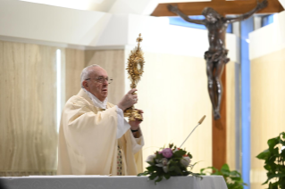 9-Misa celebrada por el papa Francisco de forma privada en la capilla de la Casa Santa Marta: <i>Ser cristianos es pertenecer al pueblo de Dios</i>
