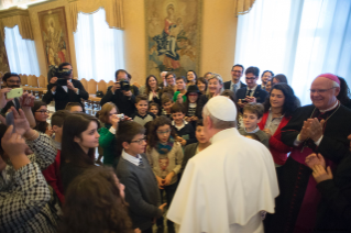 4-Rencontre avec les enfants de l'Action catholique italienne