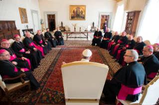 0-Audiência aos Bispos da Confer&#xea;ncia Episcopal da Eslov&#xe1;quia, em Visita "ad Limina Apostolorum"