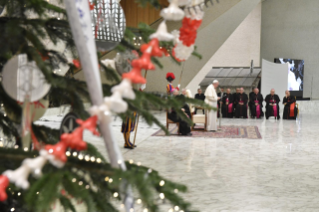 2-An die Delegationen, die die Krippe und den Weihnachtsbaum auf dem Petersplatz gespendet haben