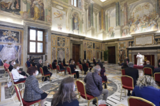 5-A una delegación del archidiócesis de Ravenna-Cervia, con ocasión del año dedicado a Dante Alighieri