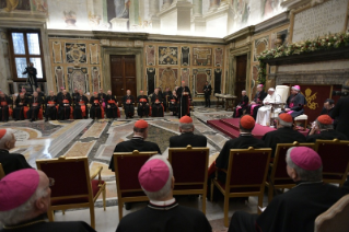 5-Encontro com os membros da Cúria Romana para as felicitações de Natal 