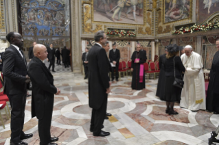 15-To the Diplomatic Corps accredited to the Holy See for the traditional exchange of New Year Greetings