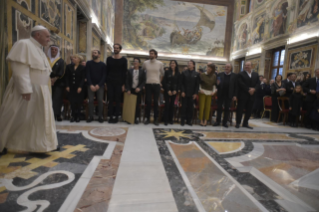 0-A los artistas del "Concierto de Navidad" en el Vaticano