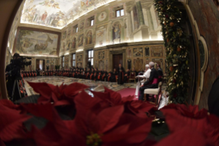 4-A la Curia Romana con ocasión de las felicitaciones navideñas