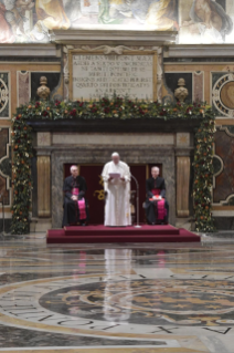 10-A la Curia Romana con ocasión de las felicitaciones navideñas