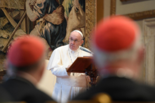 5-Ai Membri del Collegio Cardinalizio e della Curia Romana, per la presentazione degli auguri natalizi