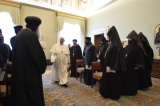1-A una delegación de sacerdotes y monjes de las Iglesias ortodoxas orientales
