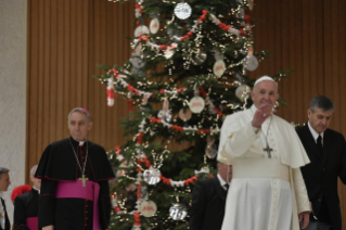 1-Ai dipendenti della Santa Sede e dello Stato della Citt&#xe0; del Vaticano per lo scambio degli auguri natalizi