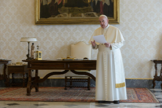 2-Recitation of the Lord's Prayer with Pope Francis at midday