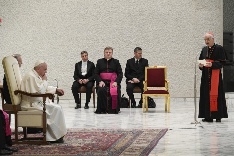 Papa y cardenal Piacenza