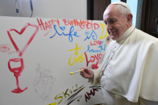 9-El Papa Francisco inaugura la nueva sede de &#x201c;Scholas Occurrentes&#x201d;