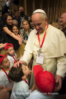 14-Incontro con i partecipanti all'Iniziativa "Il Treno dei Bambini" promossa dal Pontificio Consiglio della Cultura