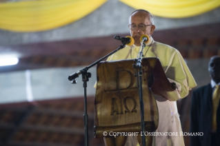 2-Apostolische Reise: Besuch in Munyonyo und Begrüßung der Katechisten und Lehrer 