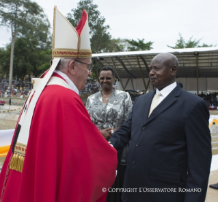 25-الزيارة الرّسولية إلى أوغندا - القدّاس الإلهي في مزار شهداء أوغندا، ناموغونغو