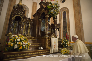 11-Apostolische Reise: Begegnung mit Priestern, Ordensleuten und Seminaristen in der Kathedrale
