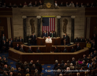8-Viaje apostólico: Visita al Congreso de los Estados Unidos de América