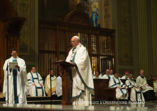 6-Viaje apostólico: Santa Misa con obispos, sacerdotes, religiosos y religiosas de Pensilvania