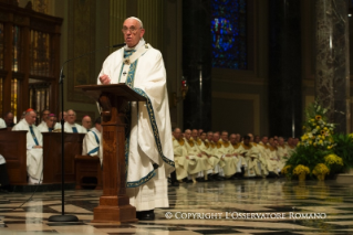 9-Voyage apostolique : Messe avec les évêques, le clergé, les religieux et les religieuses de Pennsylvanie 