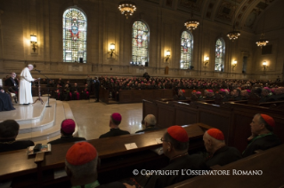 6-Viaje apostólico: Reuni&#xf3;n con los obispos invitados al Encuentro Mundial de las Familias