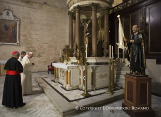 3-Voyage apostolique : Célébration des vêpres avec les prêtres, les religieux, les religieuses et les séminaristes 