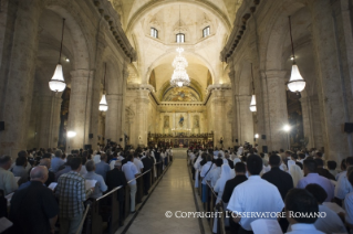 8-Apostolische Reise: Vesperfeier mit den Priestern, Ordensleuten und Seminaristen 