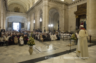 9-Viaje apostólico: Celebración de las Vísperas con sacerdotes, religiosos, religiosas y seminaristas